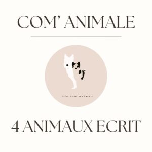 Communication animale 4 animaux ecrit